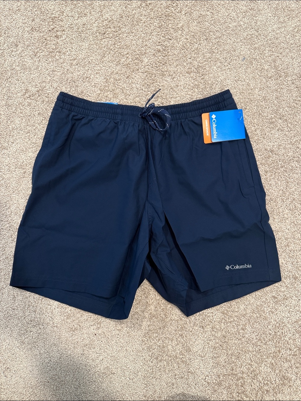Men’s Columbia Washed Out Easy Short 6in Inseam Dark Blue
